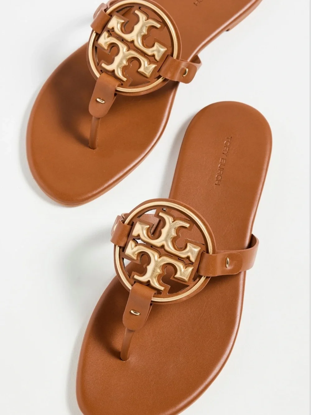 Tory Burch Metal Miller Soft Sandals-